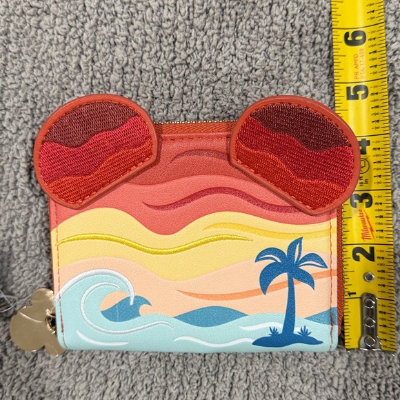Disney Vibrant Sunset Wallet with Mickey Ears - Picture 8 of 10
